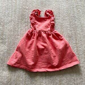 Maison Me Ruffle Pinafore Dress 2y 100% Cotton